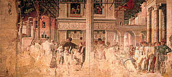 Andrea Mantegna,Cappella Ovetari,Martirio di San Cristoforo