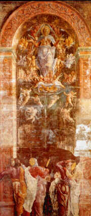 Andrea Mantegna,Cappella Ovetari,Assunzione della Vergine