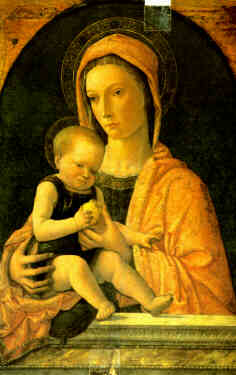G. Bellini, Madonna della mela, 1460