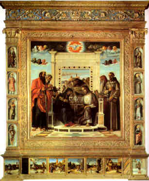 G. Bellini, L'incoronazione della Vergine