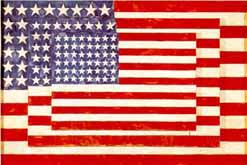 Jasper Johns, Tre bandiere
