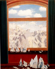 Magritte, Il dominio di Arnheim, 1949