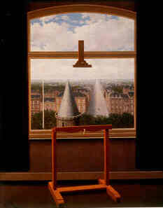 Magritte, Le passeggiate di Euclide, 1955