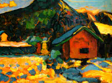 Kandinsky, Inverno on montagna, 1908
