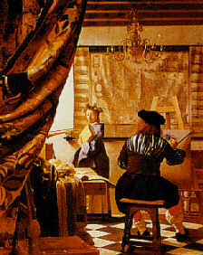 Vermeer, L'atelier di pittura