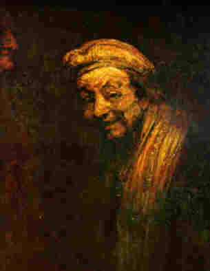 Rembrandt, Autoritratto in veste di Democrito