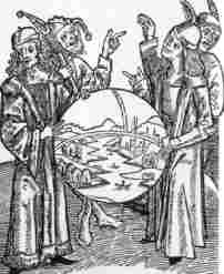Democrito e Diogene in una Nave dei folli del 1494